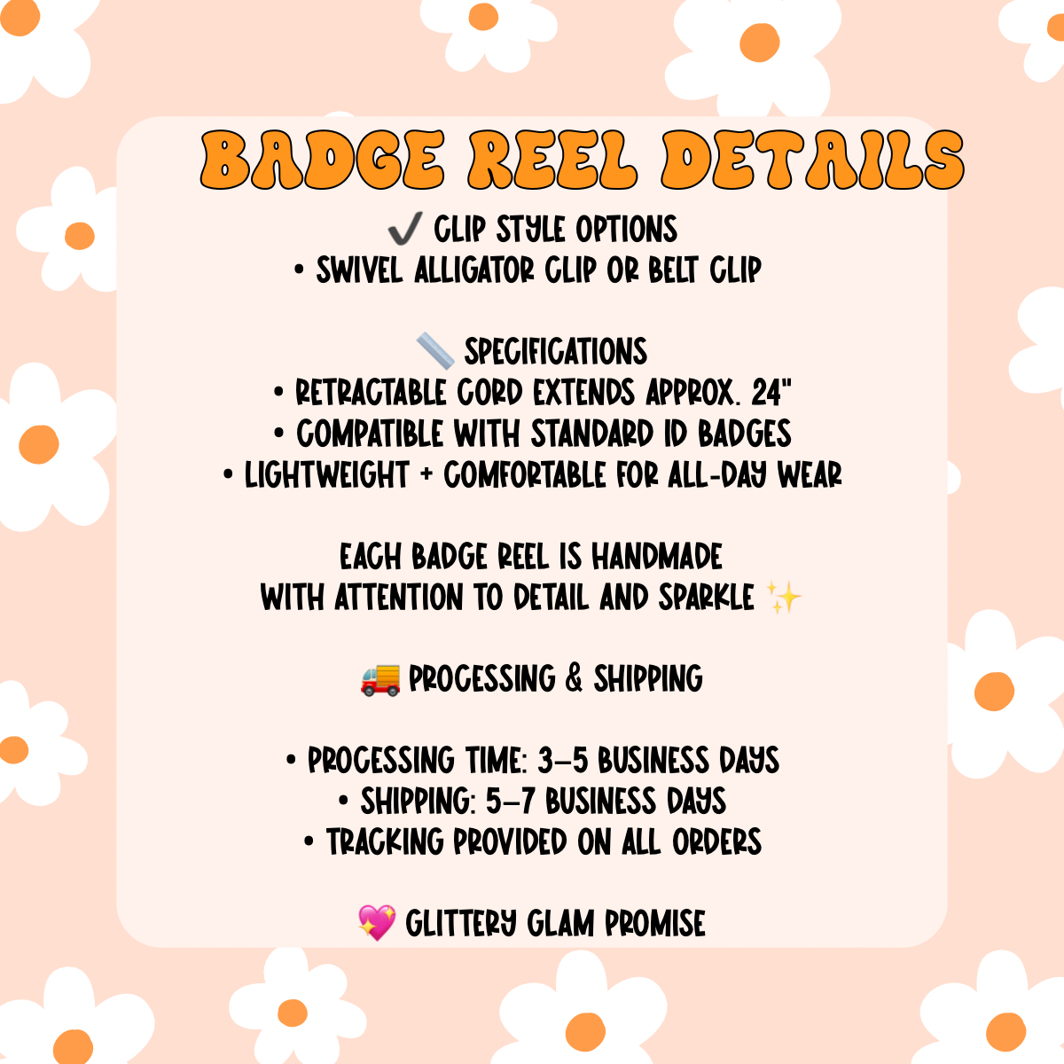 Elegant Pink Toile Bow Badge Reel