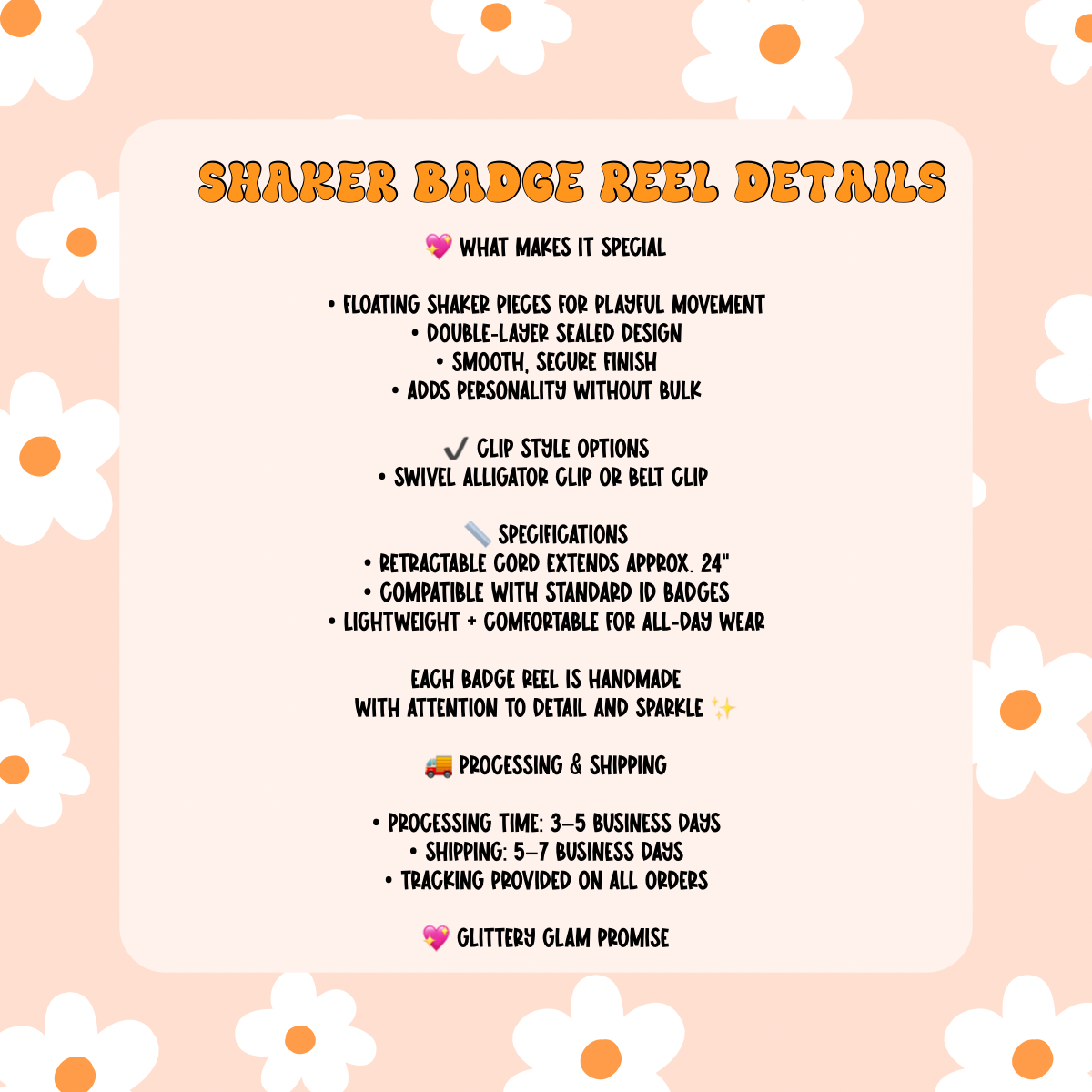 Iced Coffee Shaker Badge Reel