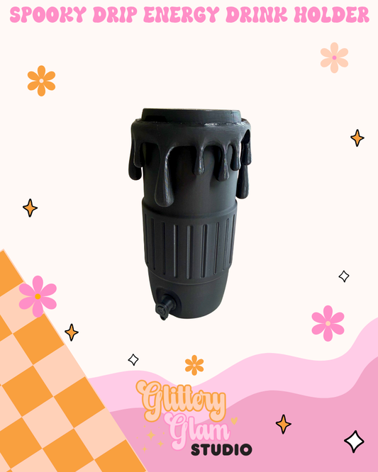 Spooky Drip Slim Can Holder