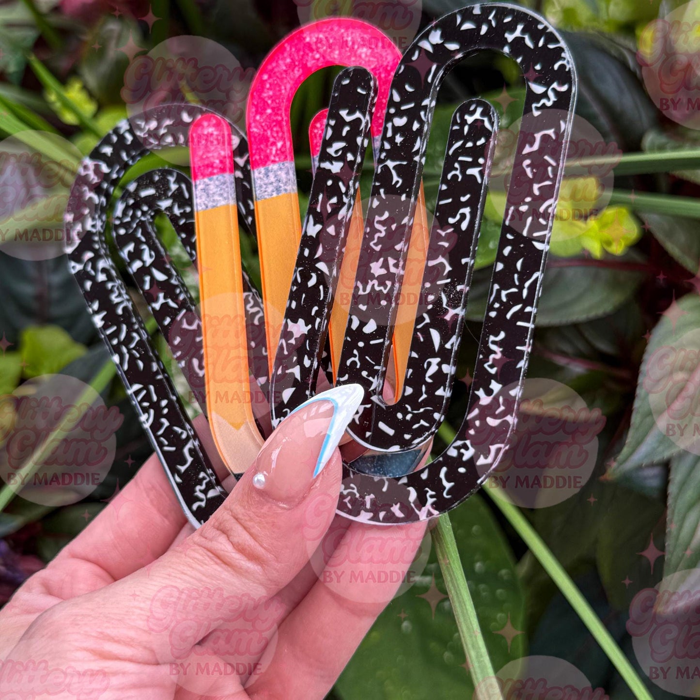 Jumbo Pencil & Composition Notebook Paperclips – Teacher Gift, Back to School, Cute Office Supplies