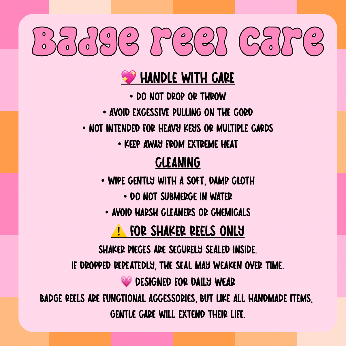 Iced Coffee Shaker Badge Reel