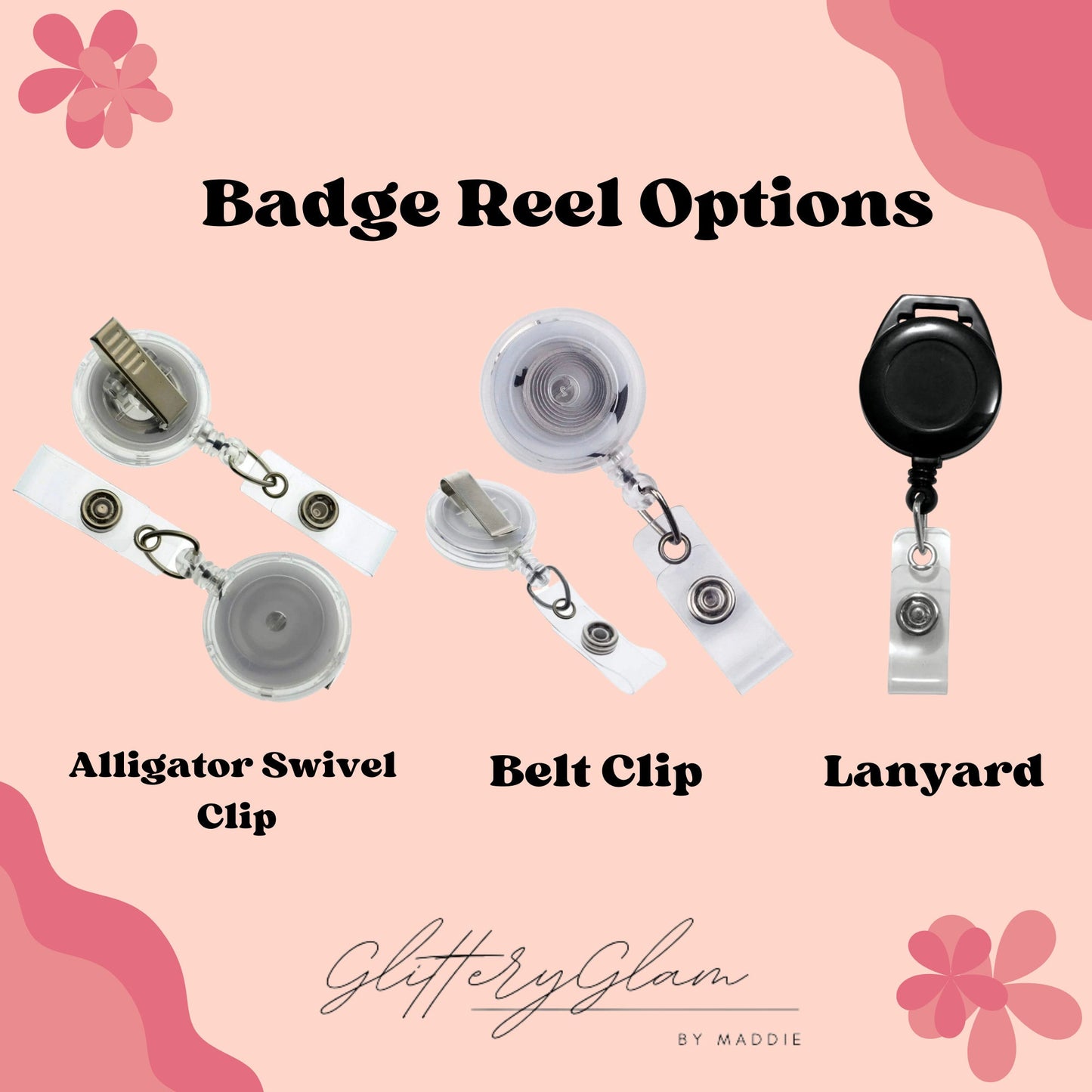 Glitter Dispatch Badge Reel: Police, Firefighter, Law Enforcement Gift