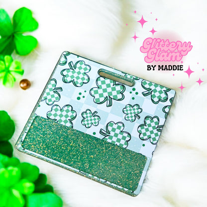 St Patrick’s Day Badge Buddy: Shamrock Healthcare Accessory