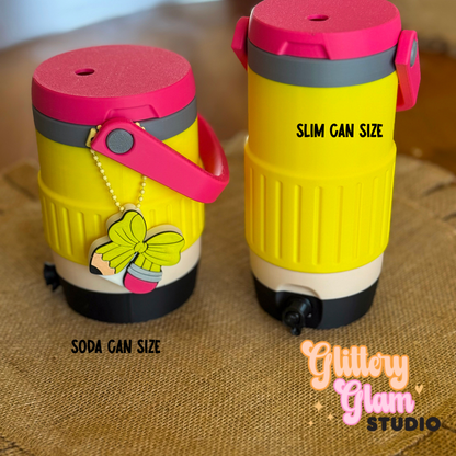 Pencil Bow Soda Can Tab Opener Keychain