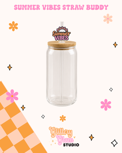 Summer Vibes Straw Topper