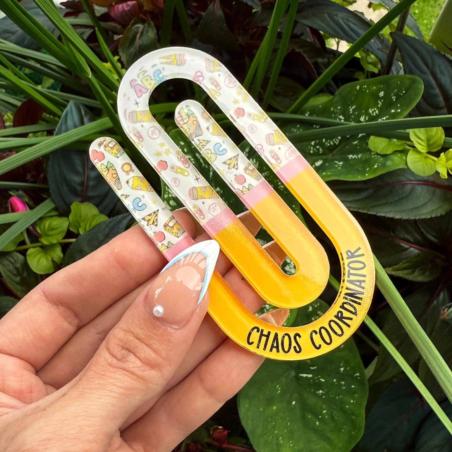School-Themed Jumbo Paperclips – Teacher Gifts, Classroom Accessories, Cute Stationery for Educators- Cute Retro Themed