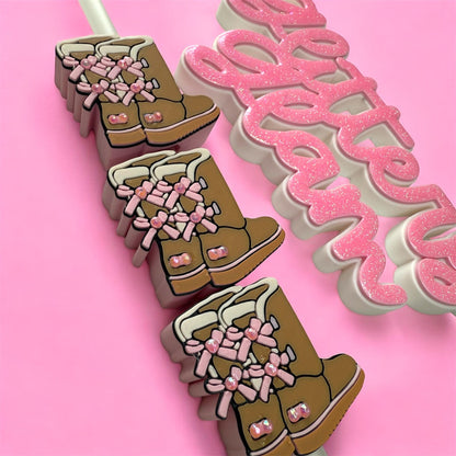 Cozy Boots Straw Topper - Tumbler Accessory - Straw Buddy