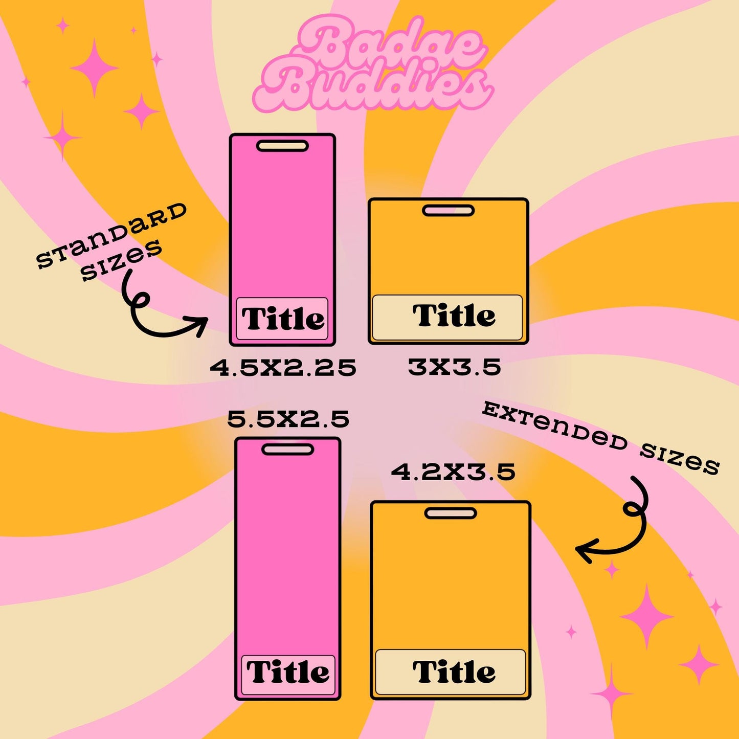 Valentine's Day Badge Buddy: Retro Hearts & Bows, Nurse Gift