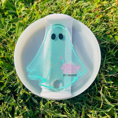 Pastel Halloween Ghost Tumbler Topper: Glow in the Dark Stanley Accessory