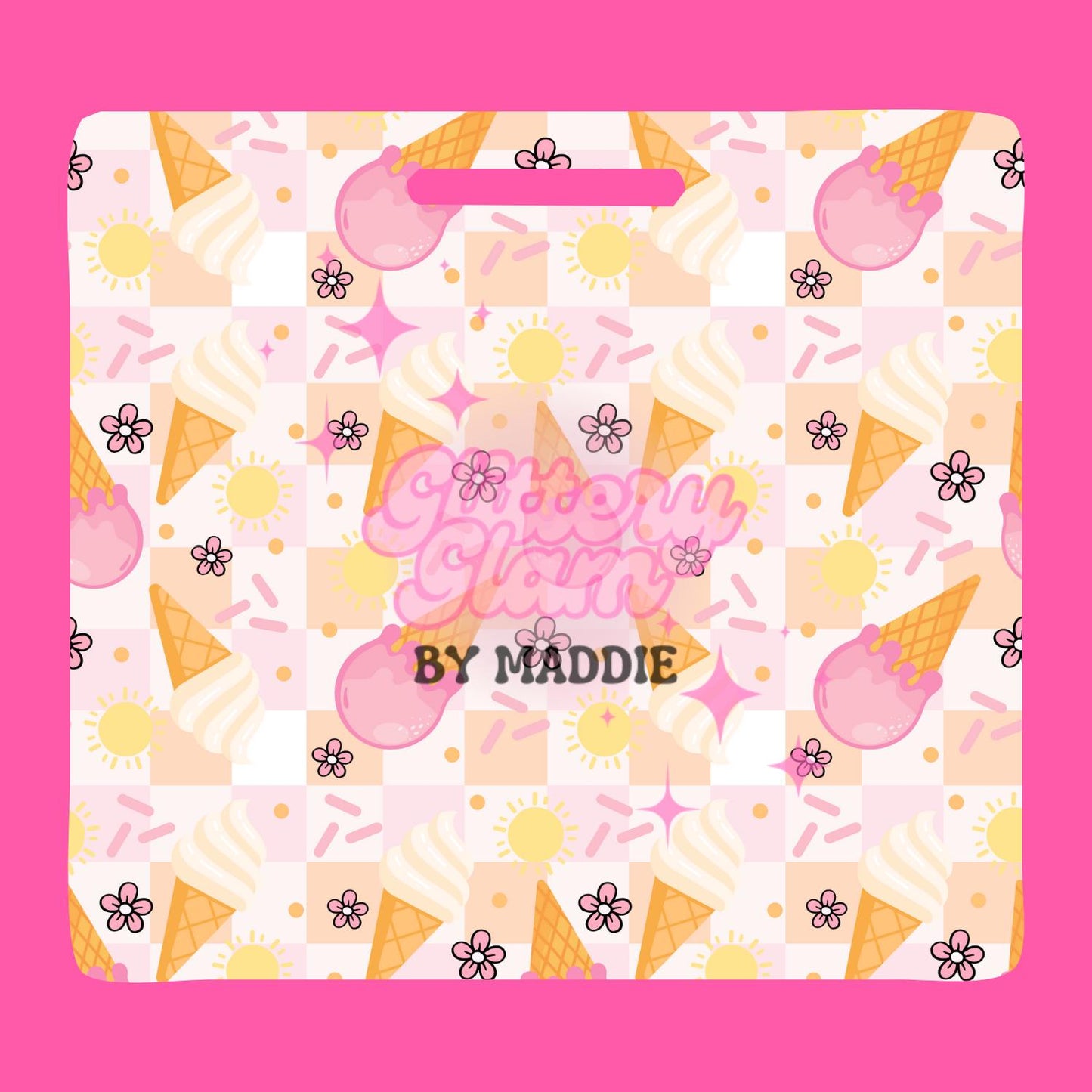 Retro Easter Badge Buddy: Spring Nurse Badge Holder