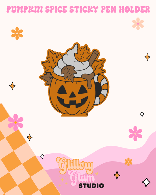 Pumpkin Spice Pen Holder